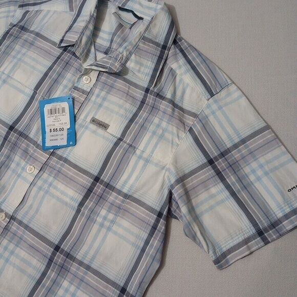 Columbia Men's Small Shirt New With Tags Omni-wick Short Sleeve Polyester Nylon - Picture 2 of 9